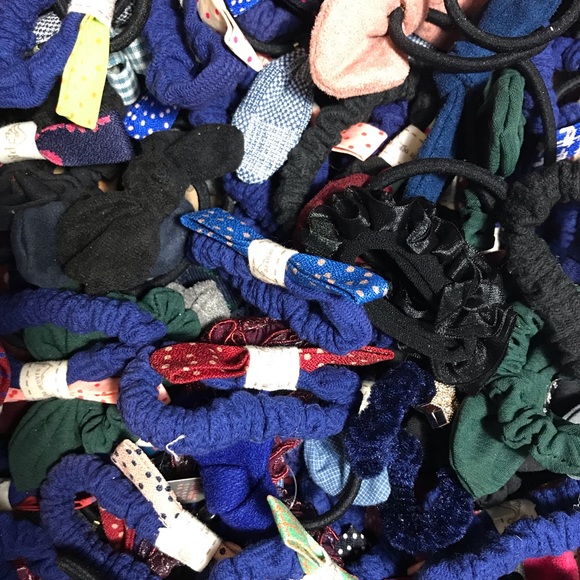 Bundle of 5 Mystery Scrunchie Hair Ties - Picture 2 of 3
